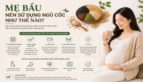 Mẹ bầu có dùng được ngũ cốc chứa mè đen không ?