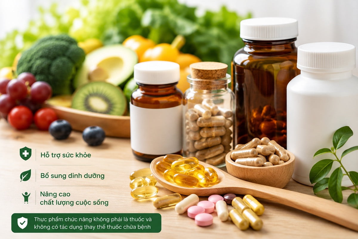 Thực phẩm chức năng và vai trò đối với sức khỏe con người