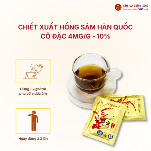 Trà Hồng Sâm Hàn Quốc – hình ảnh sản phẩm