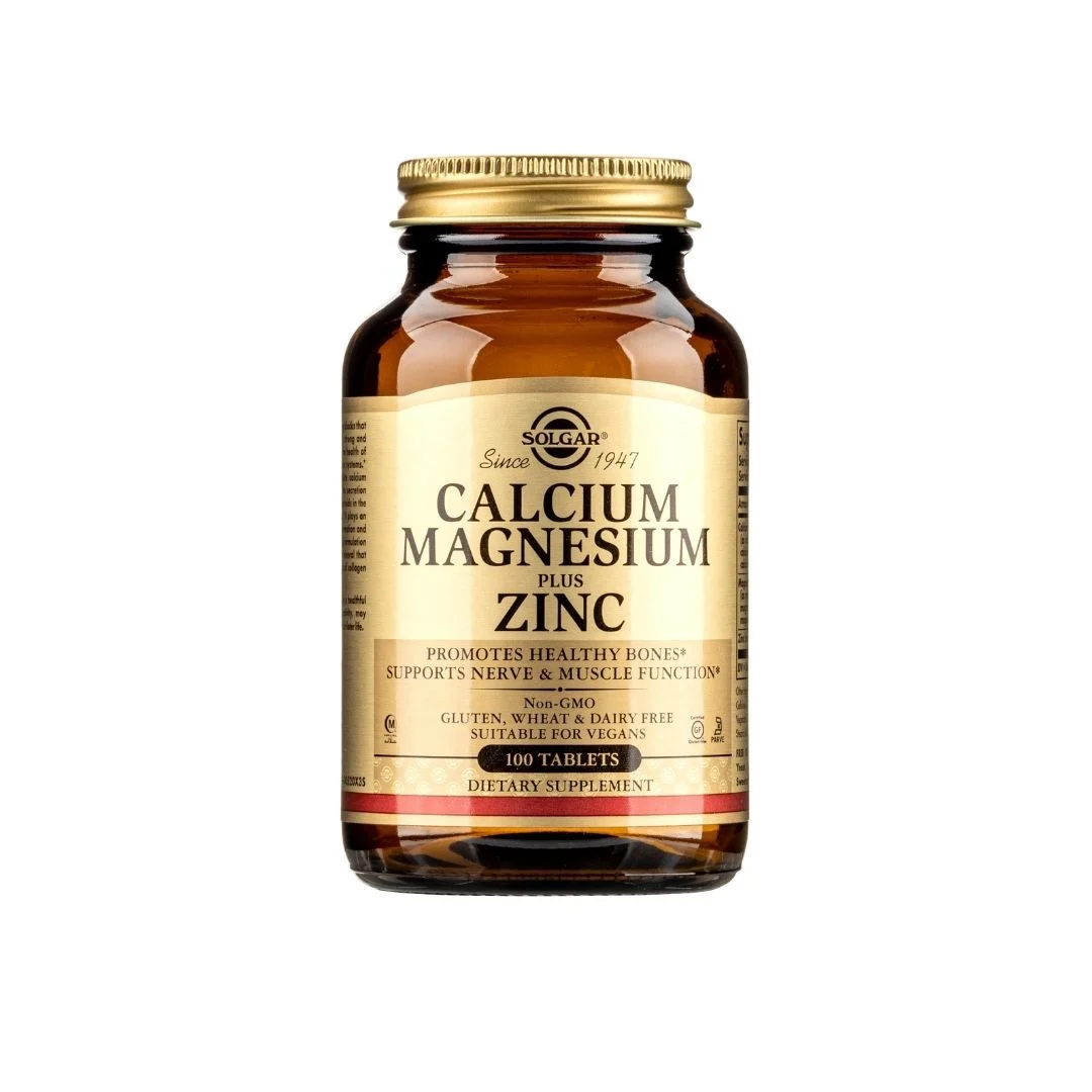 Viên uống hỗ trợ cơ xương chắc khỏe Calcium Magnesium Plus Zinc Solgar (100 viên)